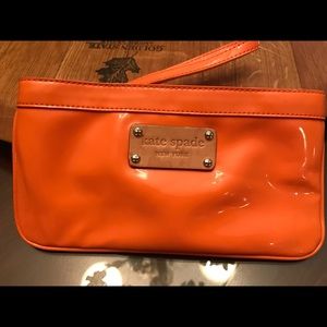 Kate spade patent leather wristlet
